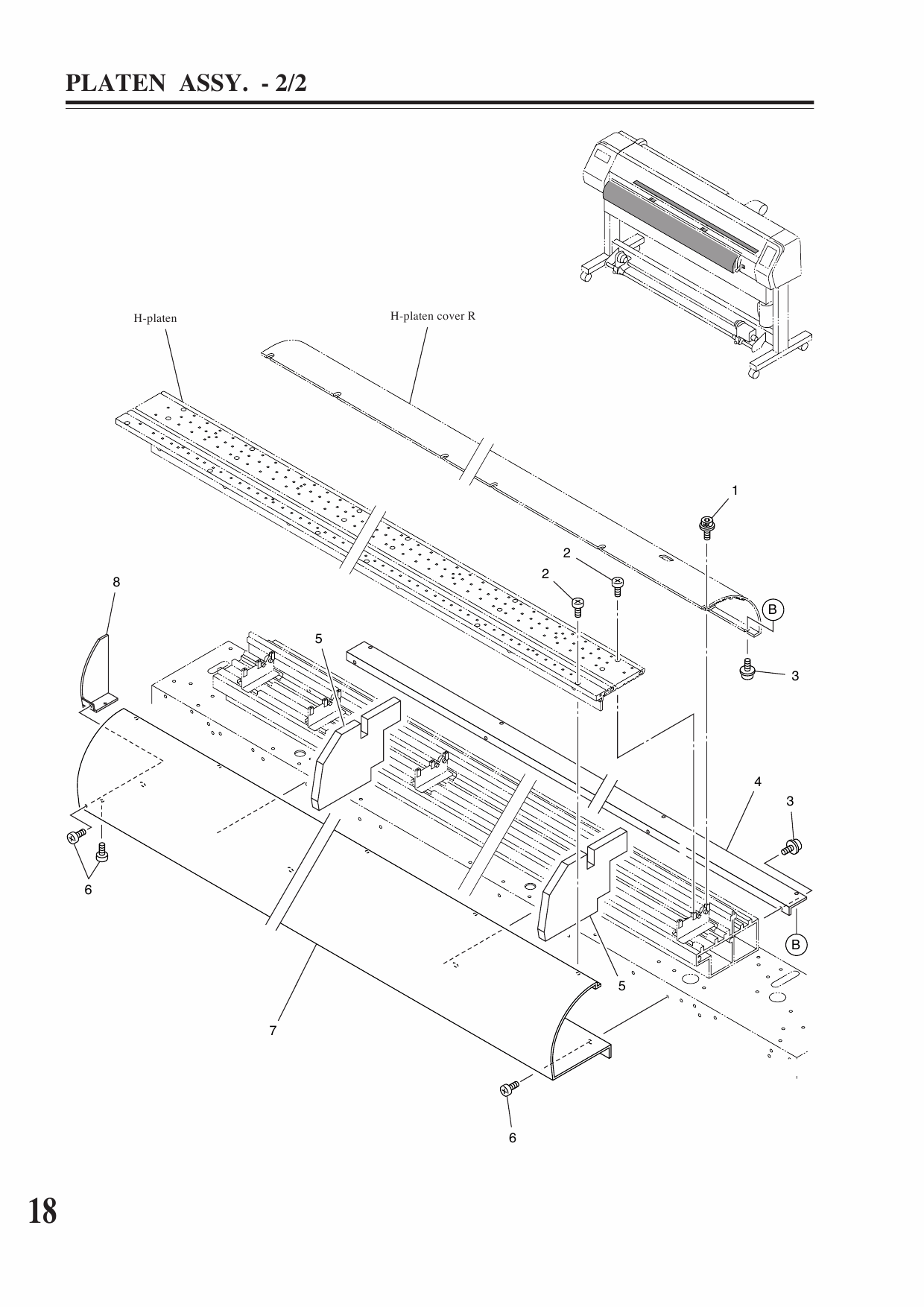 MIMAKI JV3 160S MECHANICAL DRAWING Parts Manual-5